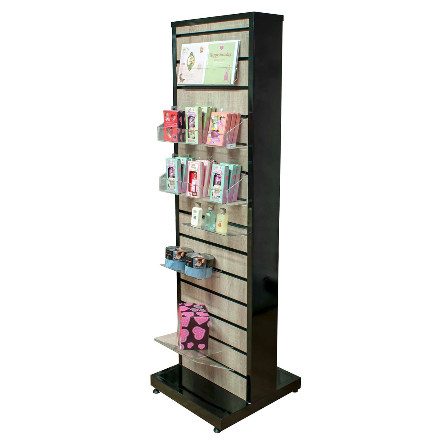DOUBLE SIDED SLATWALL DISPLAY
