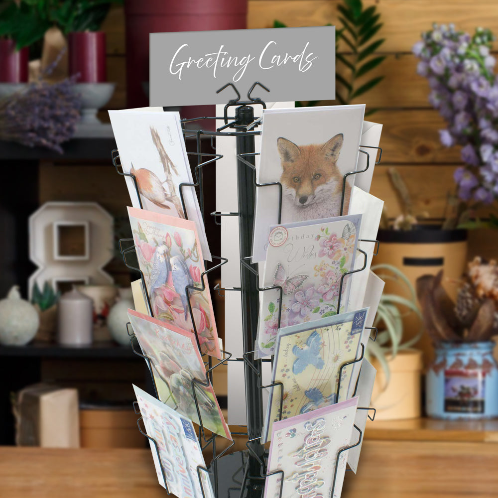 DISPLAYS FOR CARDS AND BOOKS