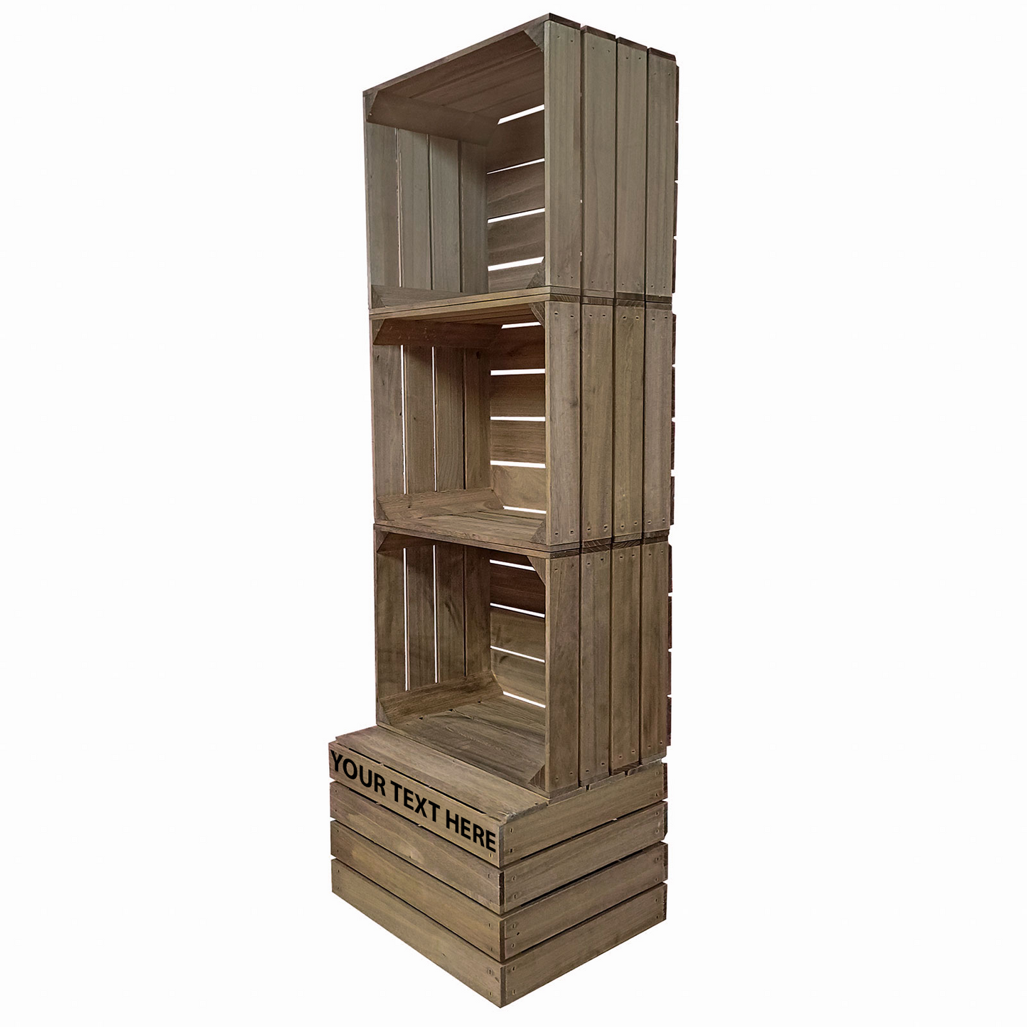 3 CRATE TOWER WITH BASE
