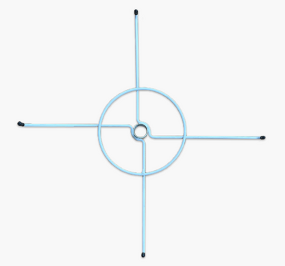 CUSTOM METAL ROTARY TIERED HOOK STAND