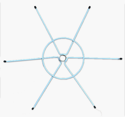 CUSTOM METAL ROTARY TIERED HOOK STAND