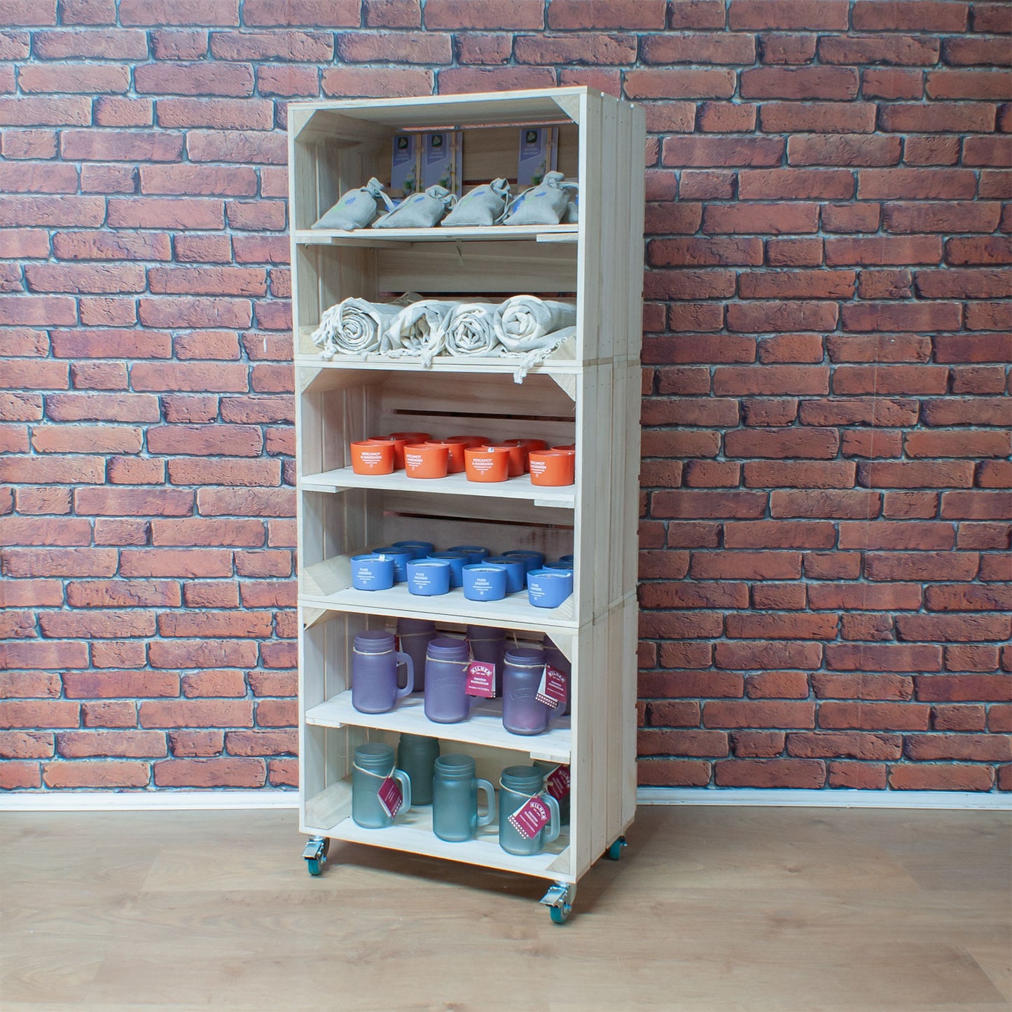 3 CRATE TOWER DISPLAY