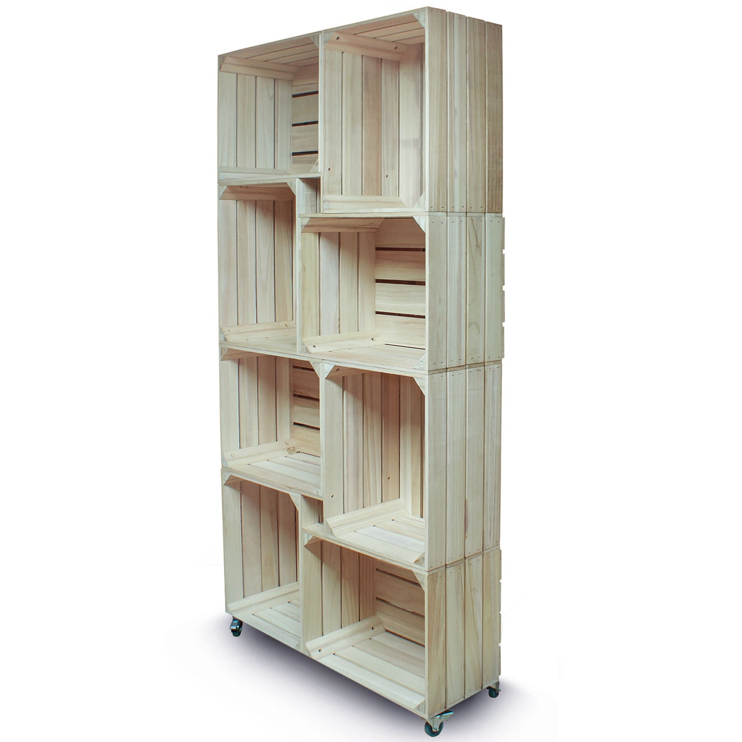 8 CRATE WALL DISPLAY