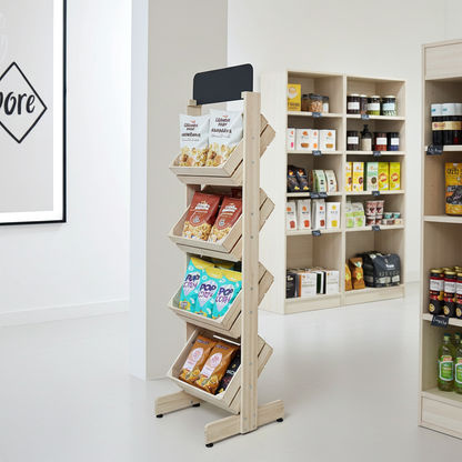 ANGLED 4 CRATE DISPLAY