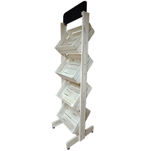 ANGLED 4 CRATE DISPLAY