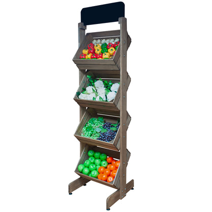 ANGLED 4 CRATE DISPLAY