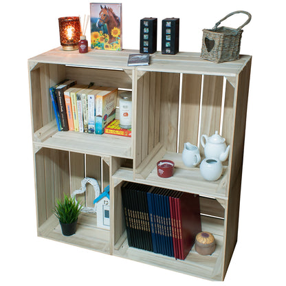 4 CRATE SQUARE DISPLAY