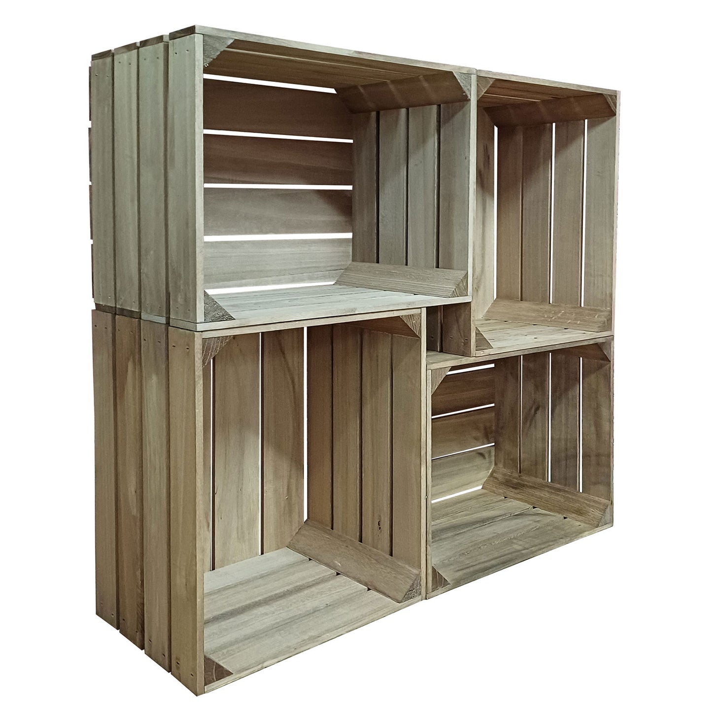 4 CRATE SQUARE DISPLAY