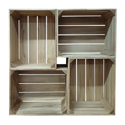 4 CRATE SQUARE DISPLAY