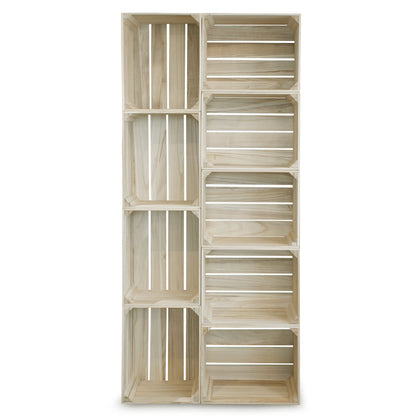 9 CRATE WALL DISPLAY