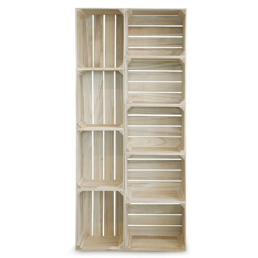 9 CRATE WALL DISPLAY