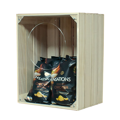 CRATE WITH ACRYLIC FRONT