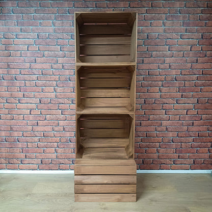 3 CRATE TOWER WITH BASE