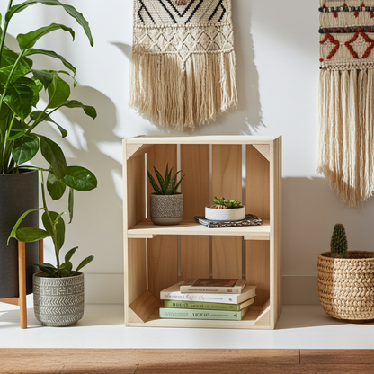 CRATE WITH SHELF