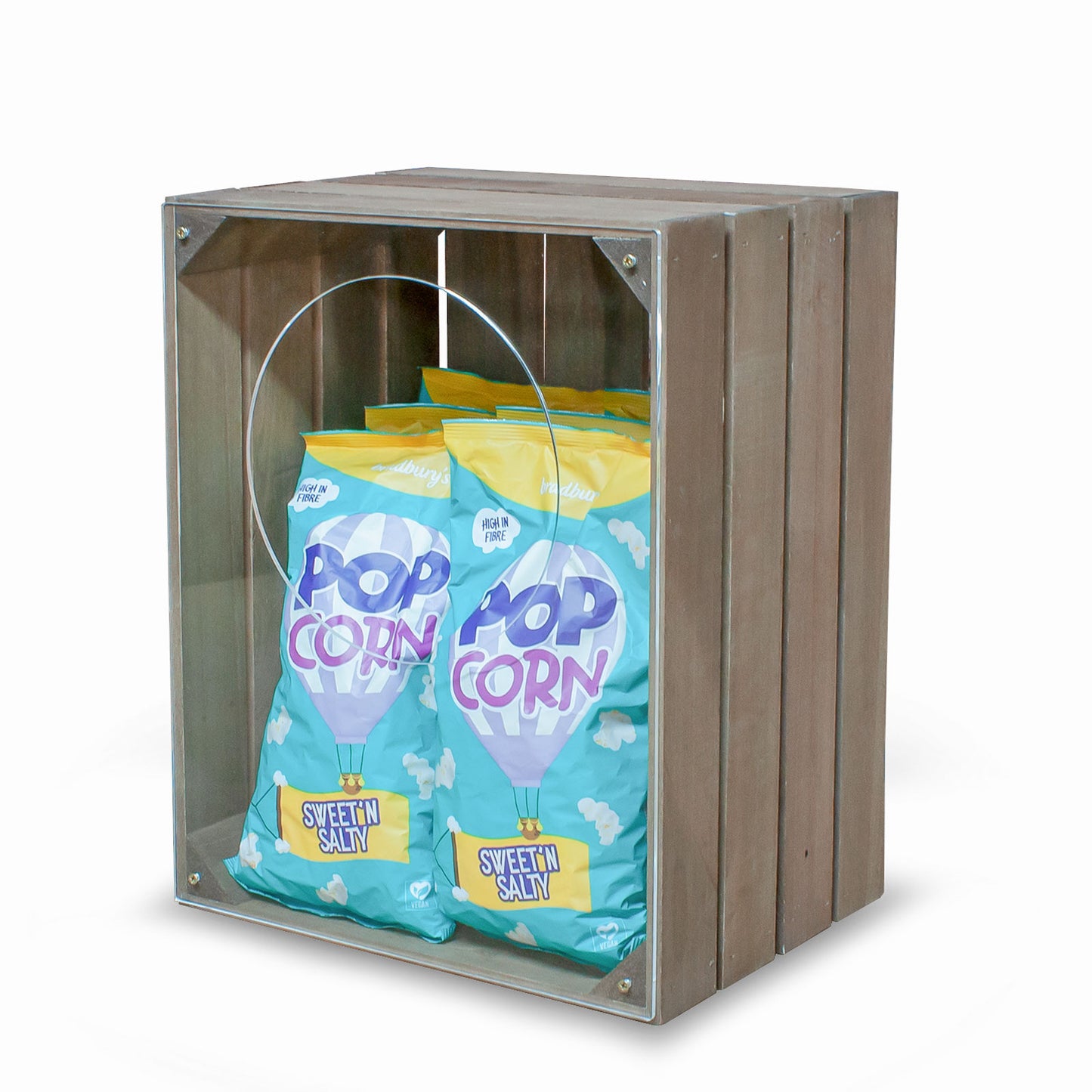 CRATE WITH ACRYLIC FRONT