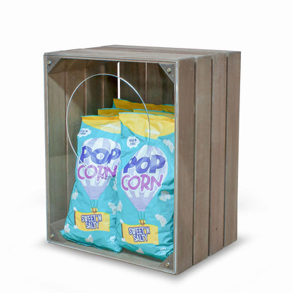 CRATE WITH ACRYLIC FRONT