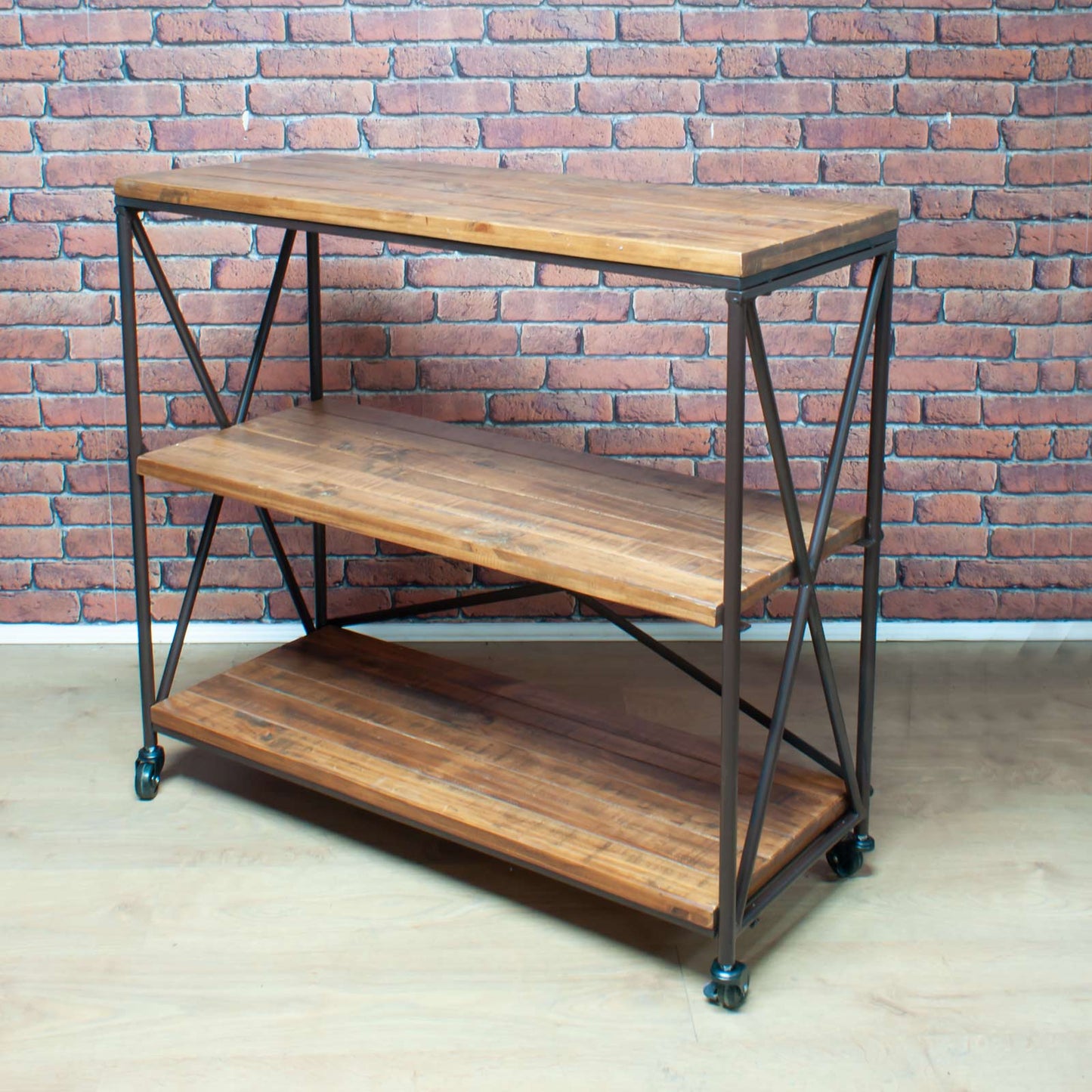 3 SHELF INDUSTRIAL STYLE UNIT