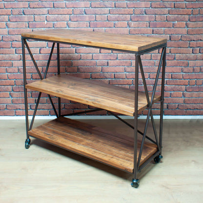 3 SHELF INDUSTRIAL STYLE UNIT