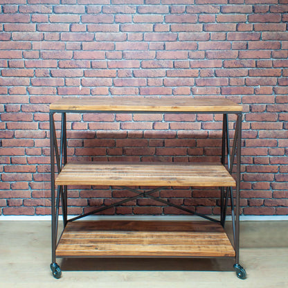 3 SHELF INDUSTRIAL STYLE UNIT