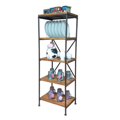 5 SHELF INDUSTRIAL STYLE UNIT