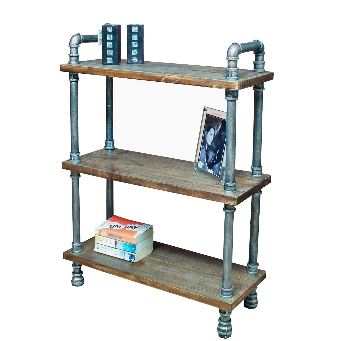 3 SHELF METAL PIPE STYLE UNIT