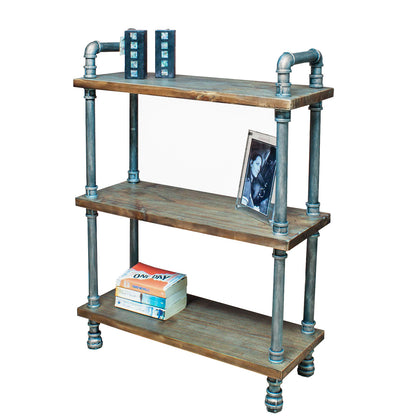 3 SHELF METAL PIPE STYLE UNIT