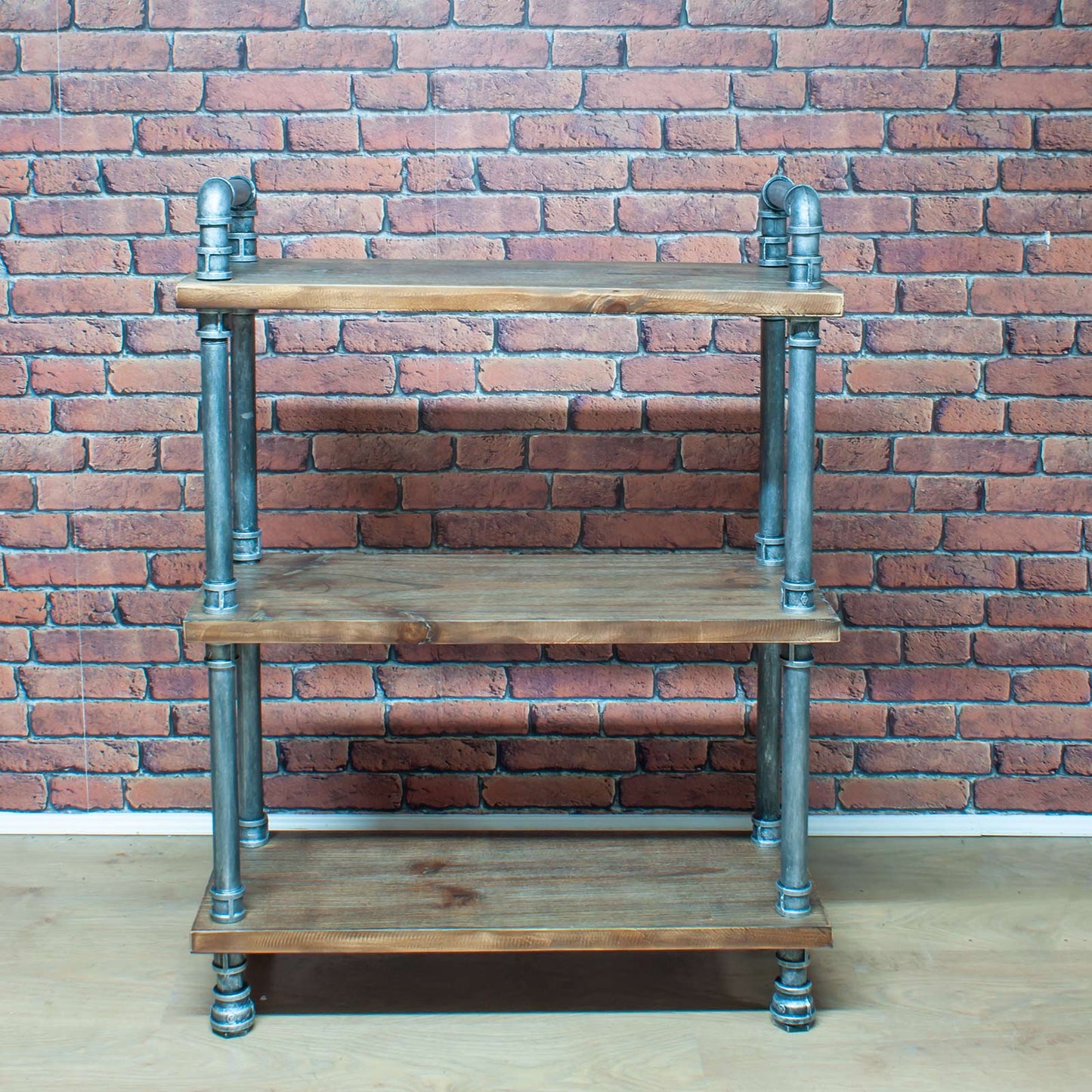 3 SHELF METAL PIPE STYLE UNIT