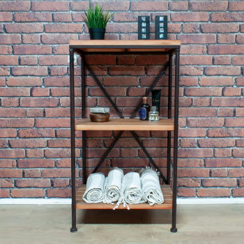 3 SHELF INDUSTRIAL STYLE UNIT