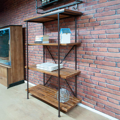 4 SHELF INDUSTRIAL STYLE UNIT