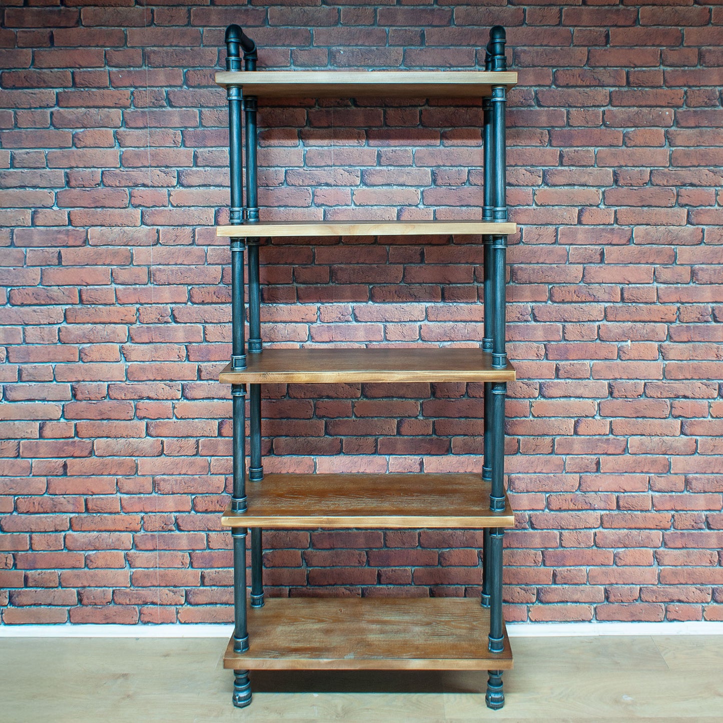 5 SHELF METAL PIPE STYLE UNIT