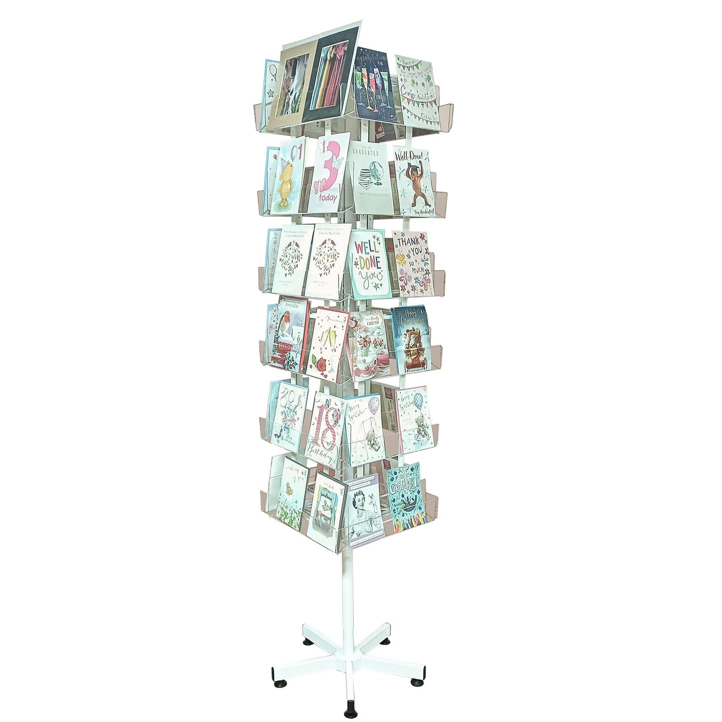 ACRYLLIC ROTATING STAND 24 POCKETS