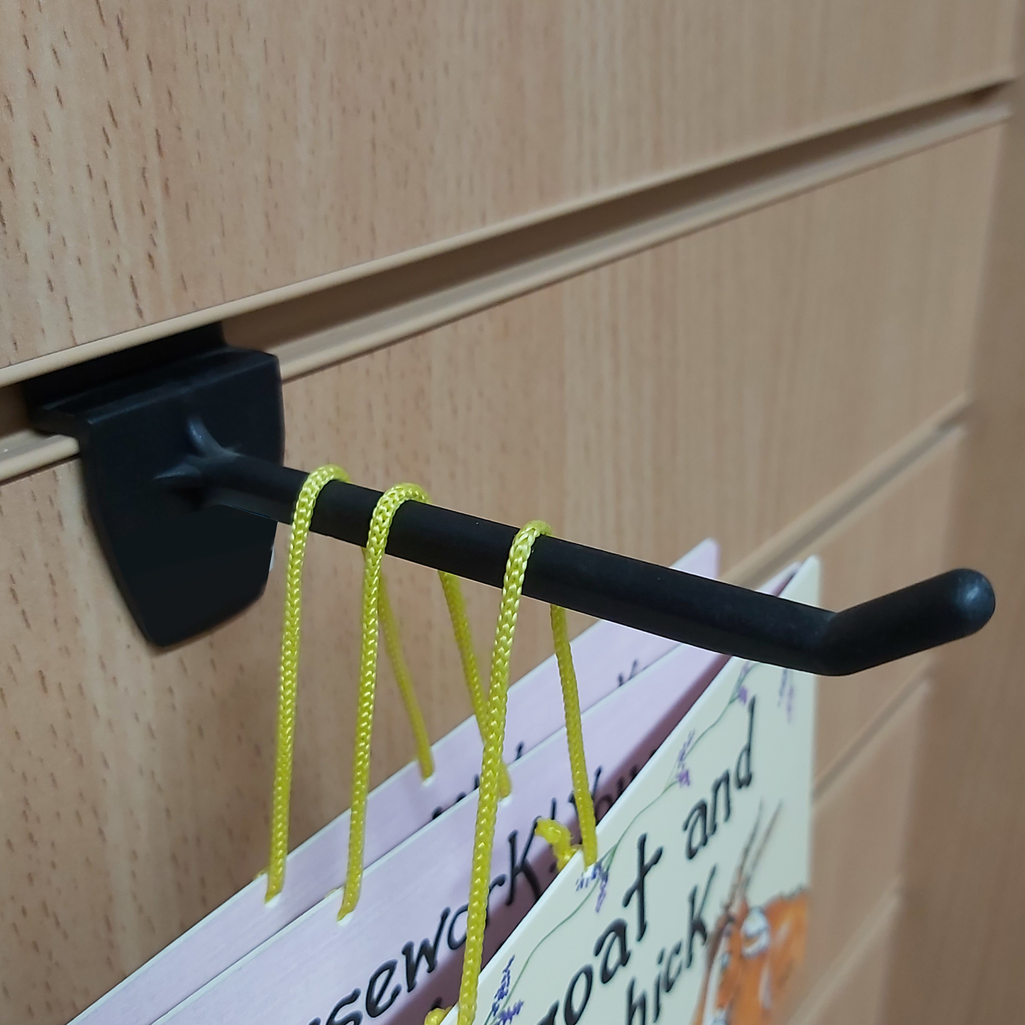 SLATWALL HOOKS 100MM