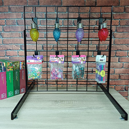 GRID PANEL COUNTER DISPLAY DOUBLE SIDED