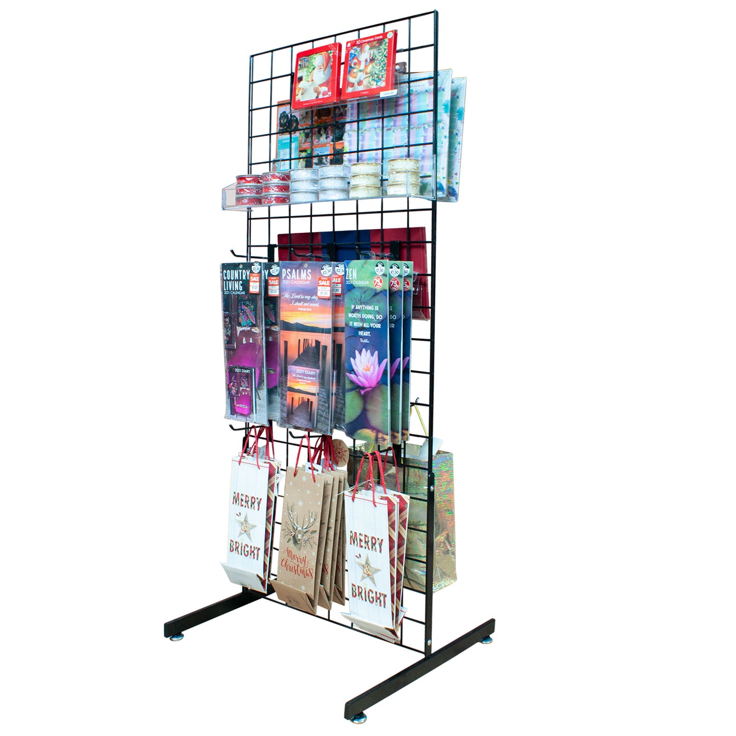 GRID PANEL FLOOR STANDING DISPLAY W1