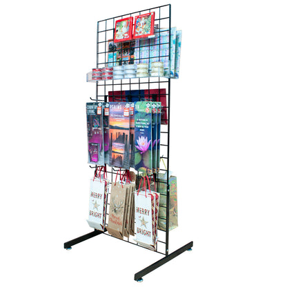 GRID PANEL FLOOR STANDING DISPLAY W1