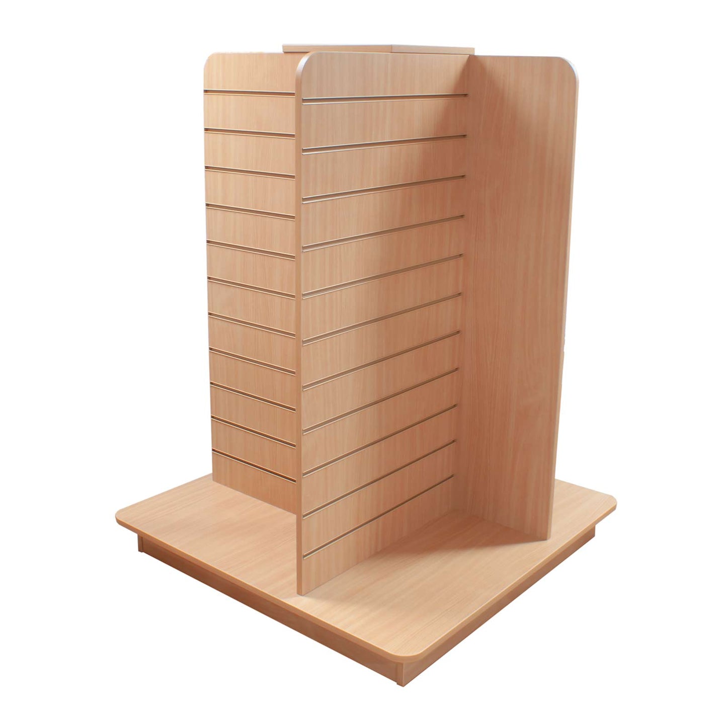 ISLAND SLATWALL DISPLAY STAND 4 SIDED