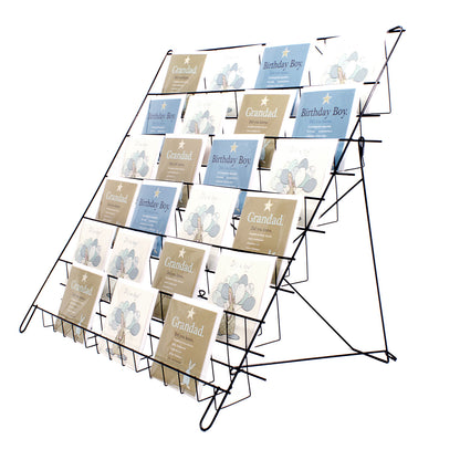6 TIER STATIC DISPLAY FOR CARDS & BOOKS