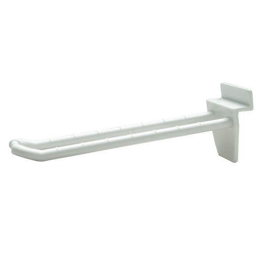 SLATWALL HOOKS 100MM DOUBLE PRONGED