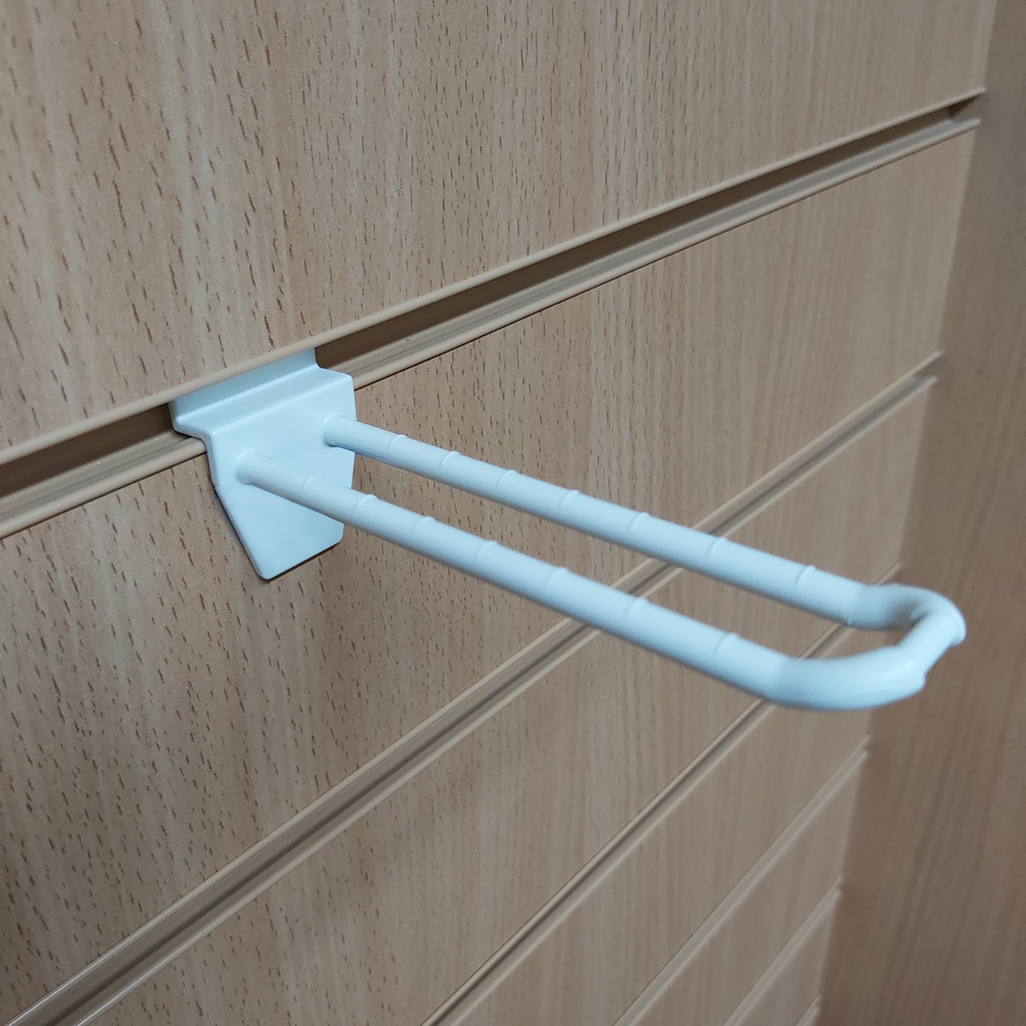 SLATWALL HOOKS 100MM DOUBLE PRONGED