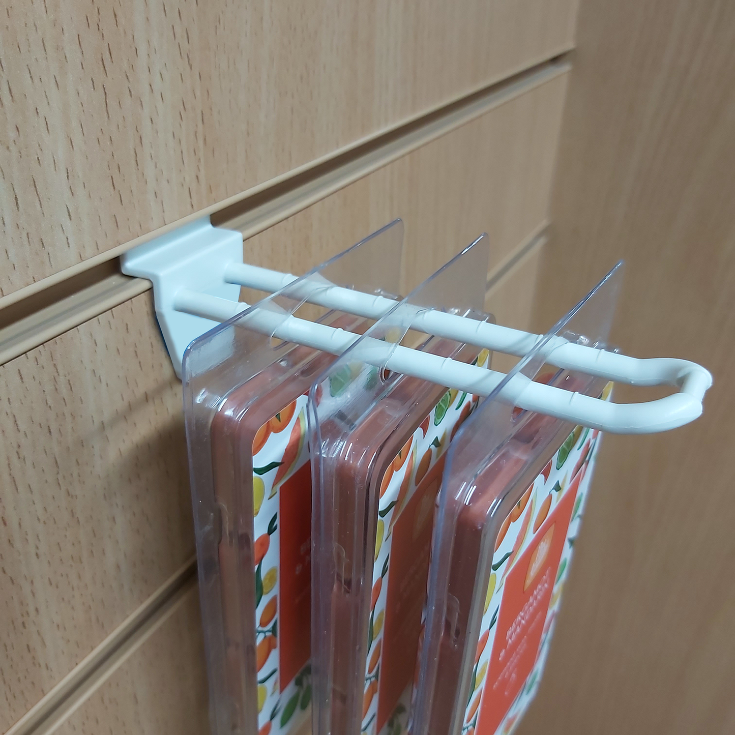 SLATWALL HOOKS 100MM DOUBLE PRONGED