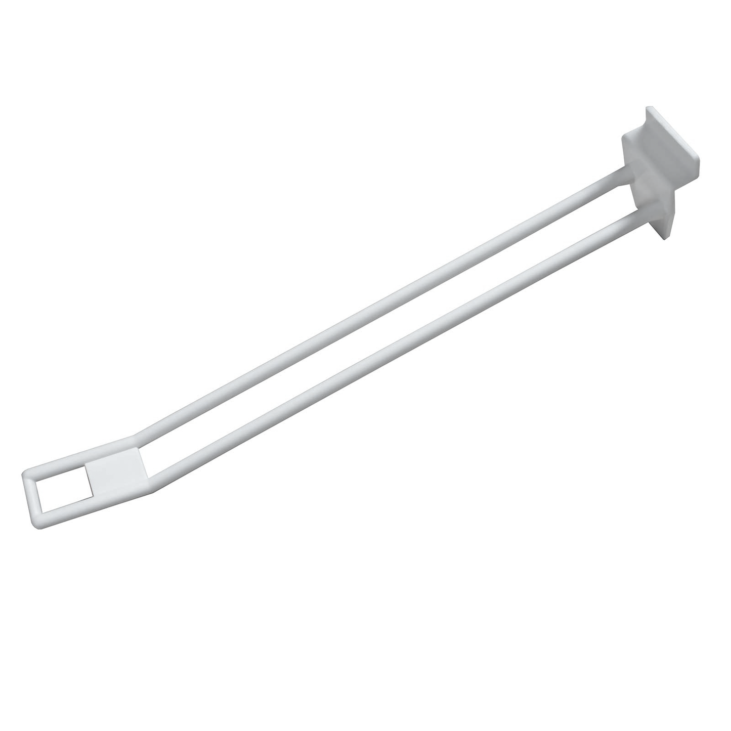 SLATWALL HOOK 200MM DOUBLE PRONGED