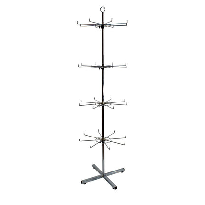 METAL ROTARY HOOK STAND – 32 HOOKS
