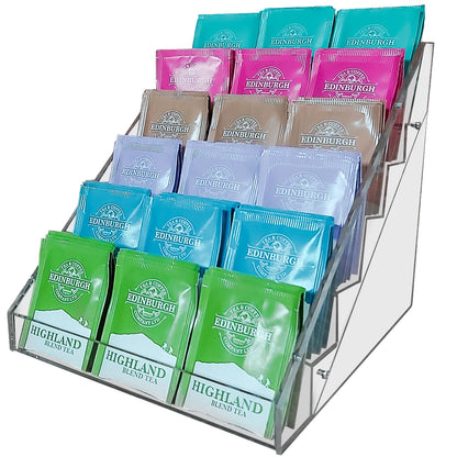 ACRYLIC 6 TIER COUNTER DISPLAY FOR CARDS & BOOKS