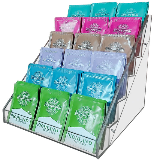 ACRYLIC 6 TIER COUNTER DISPLAY FOR CARDS & BOOKS