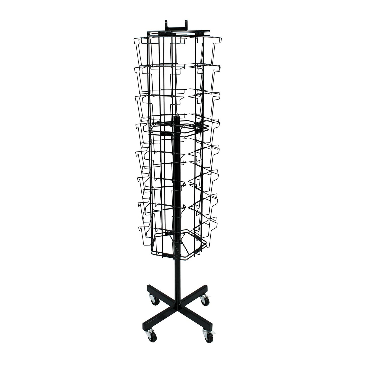 ROTATING FLOOR STAND FOR CARDS & BOOKS 40 POCKET