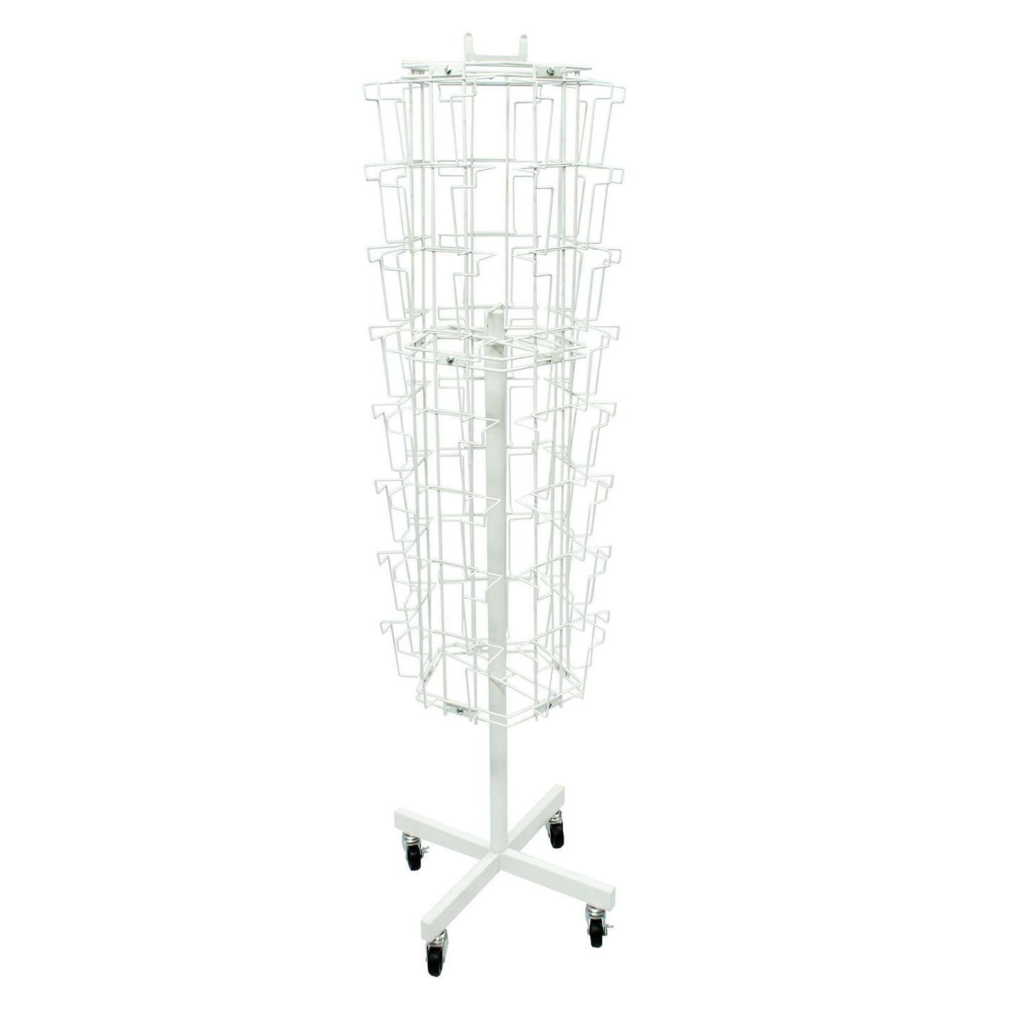 ROTATING FLOOR STAND FOR CARDS & BOOKS 40 POCKET