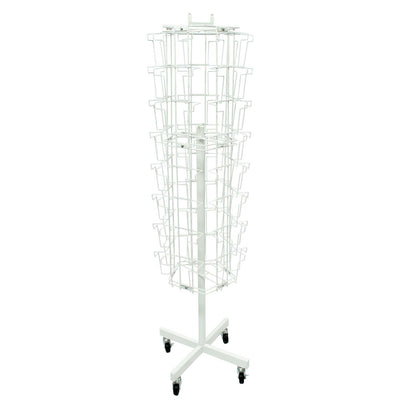 ROTATING FLOOR STAND FOR CARDS & BOOKS 40 POCKET