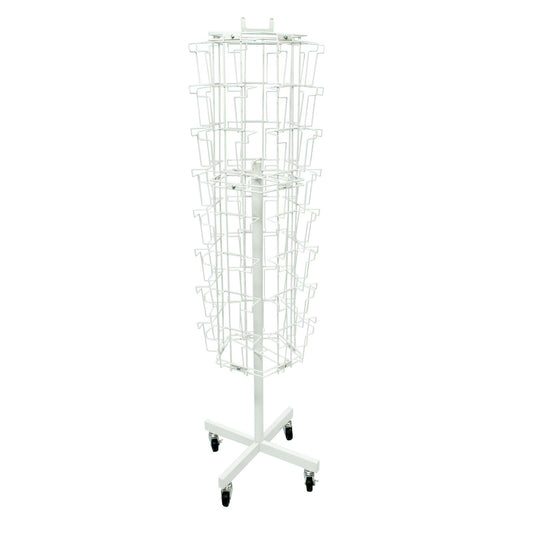 ROTATING FLOOR STAND FOR CARDS & BOOKS 40 POCKET