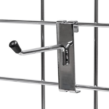 GRID HOOKS SINGLE PRONG 100MM