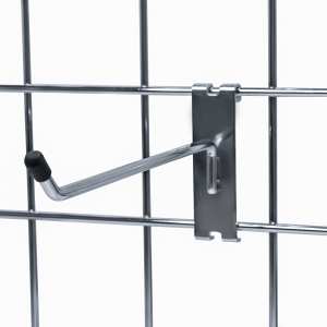 GRID HOOKS SINGLE PRONG 200MM